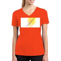 Ladies PosiCharge ® RacerMesh ® V Neck Tee Thumbnail