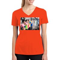 Ladies PosiCharge ® RacerMesh ® V Neck Tee Thumbnail