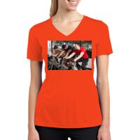 Ladies PosiCharge ® RacerMesh ® V Neck Tee Thumbnail